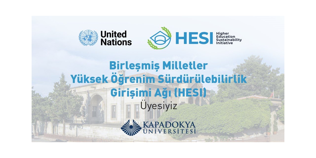 KÜN, Birleşmiş Milletler Yükseköğrenim Sürdürülebilirlik Girişimi ağına katıldı