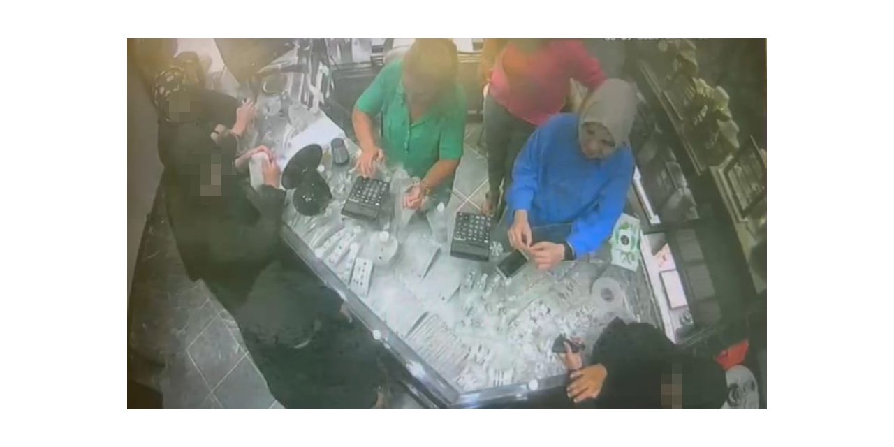 Çocukları hırsızlığa alet ettiler: Kaşla göz arasında 60 bin TL’lik yüzükler böyle çalındı