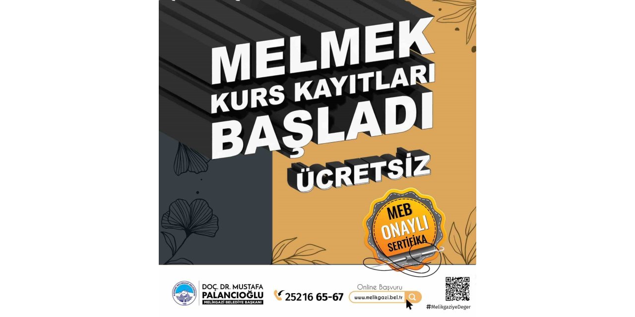 MELMEK kurs kayıtları başladı