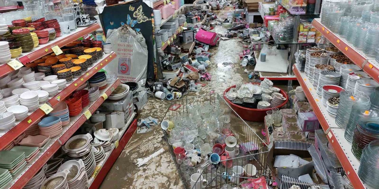 Samsun’da selin yeni görüntüleri ortaya çıktı