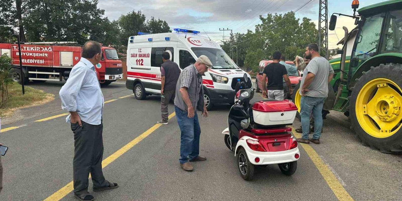 Tekirdağ’da trafik kazası: 1 yaralı