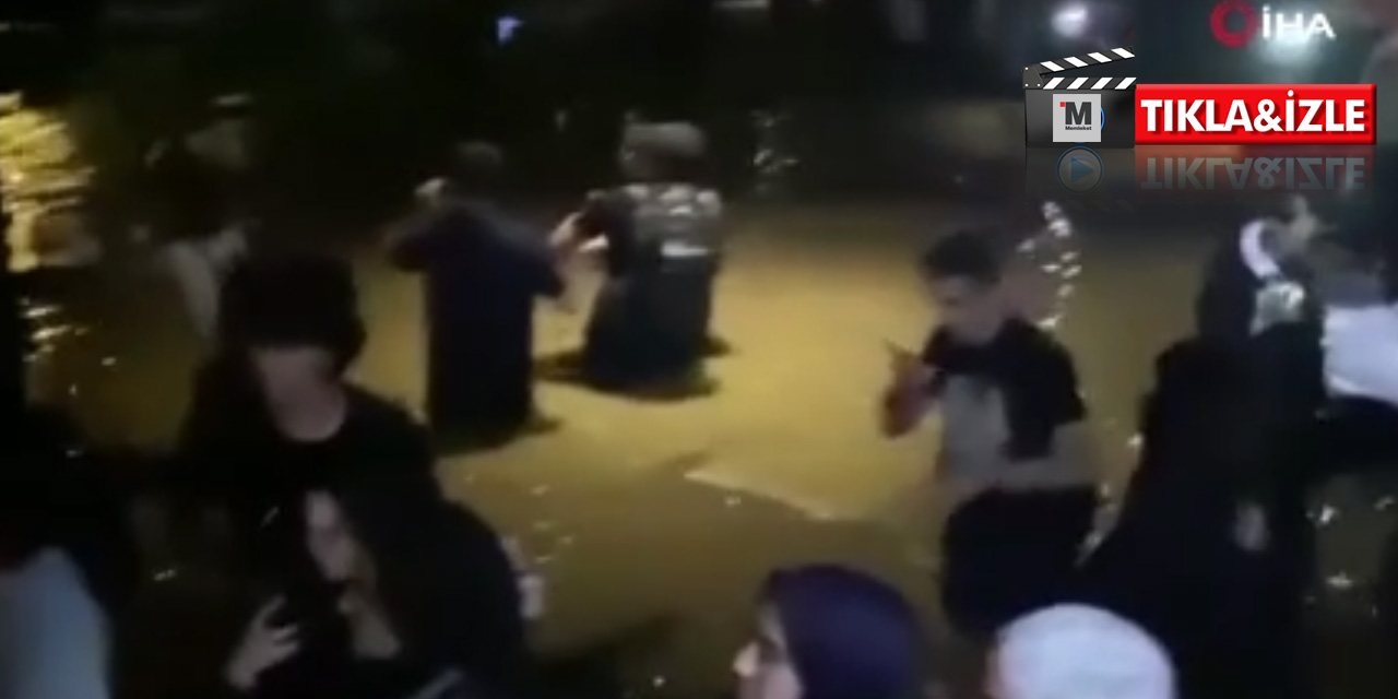 Başakşehir, Millet Kütüphanesi’nde bazı vatandaşlar sel nedeniyle mahsur kaldı