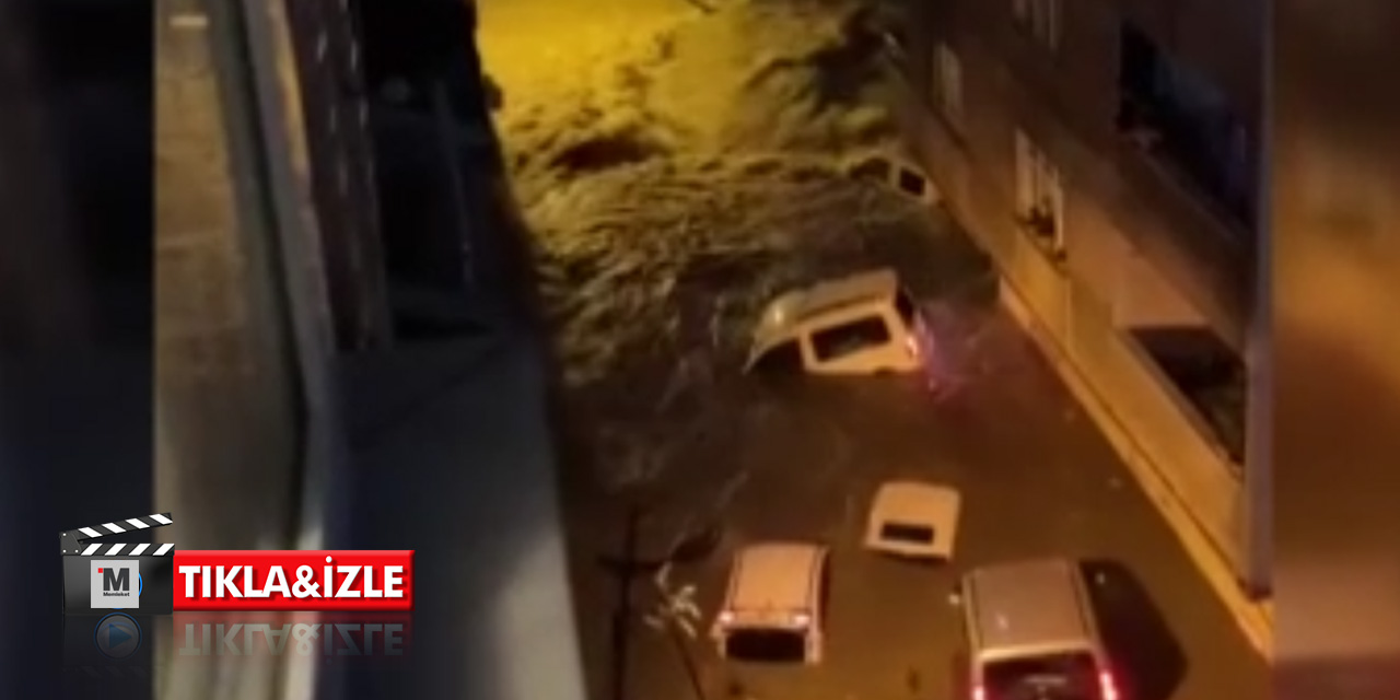 Başakşehir ve İkitelli’de araçlar suya gömüldü