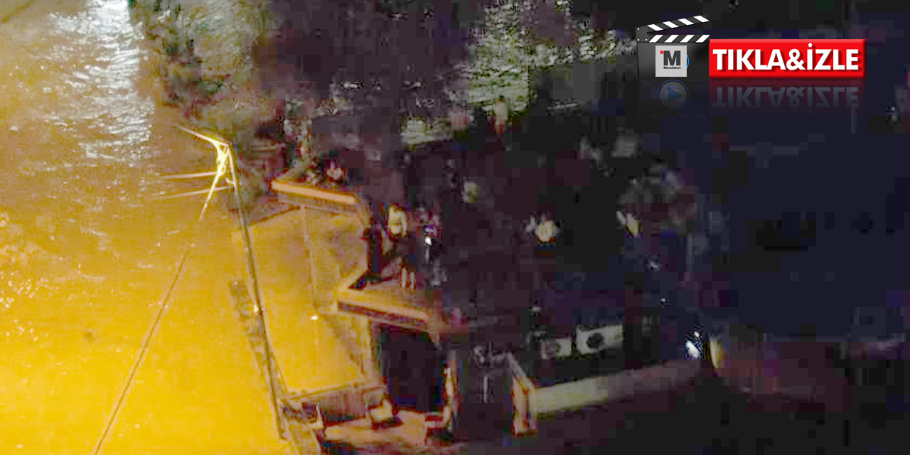 Halkalı Gümrüğü’nde mahsur kalanlar çatıda kurtarılmayı bekledi! O anlar kamerada