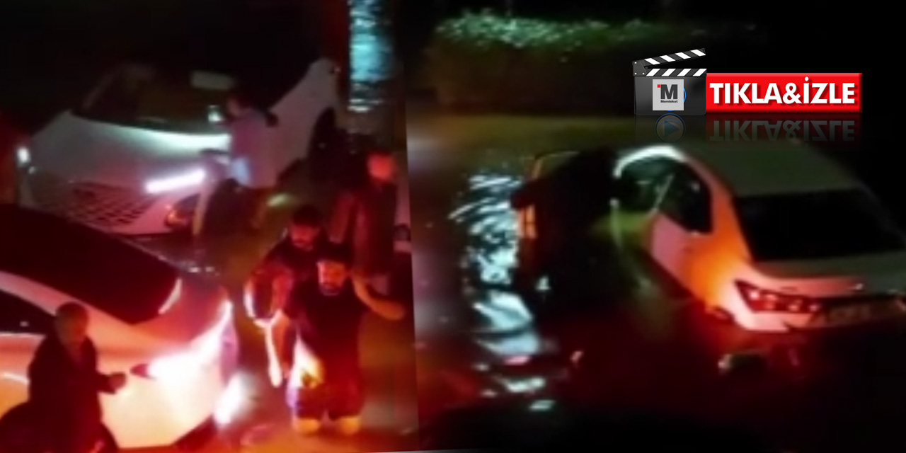 Başakşehir İkitelli sanayi bölgesi göle döndü! Birçok araç ve ev suya gömüldü