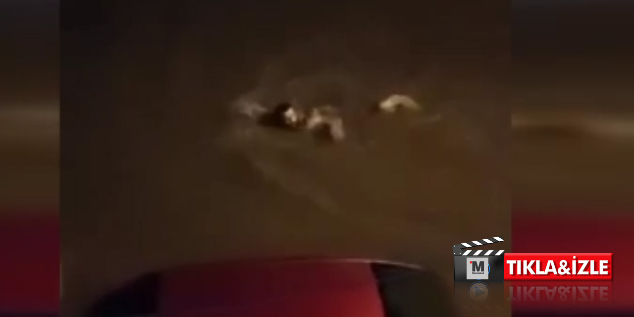 İkitelli'de evini su basan vatandaş yüzerek kurtuldu! O anlar kamerada