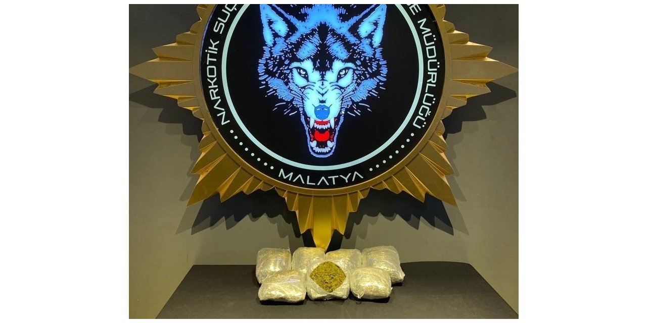 Malatya’da 3 kilo 600 gram skunk ele geçirildi