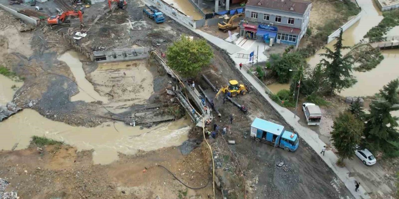 Arnavutköy’de selin bastığı mahalle havadan görüntülendi