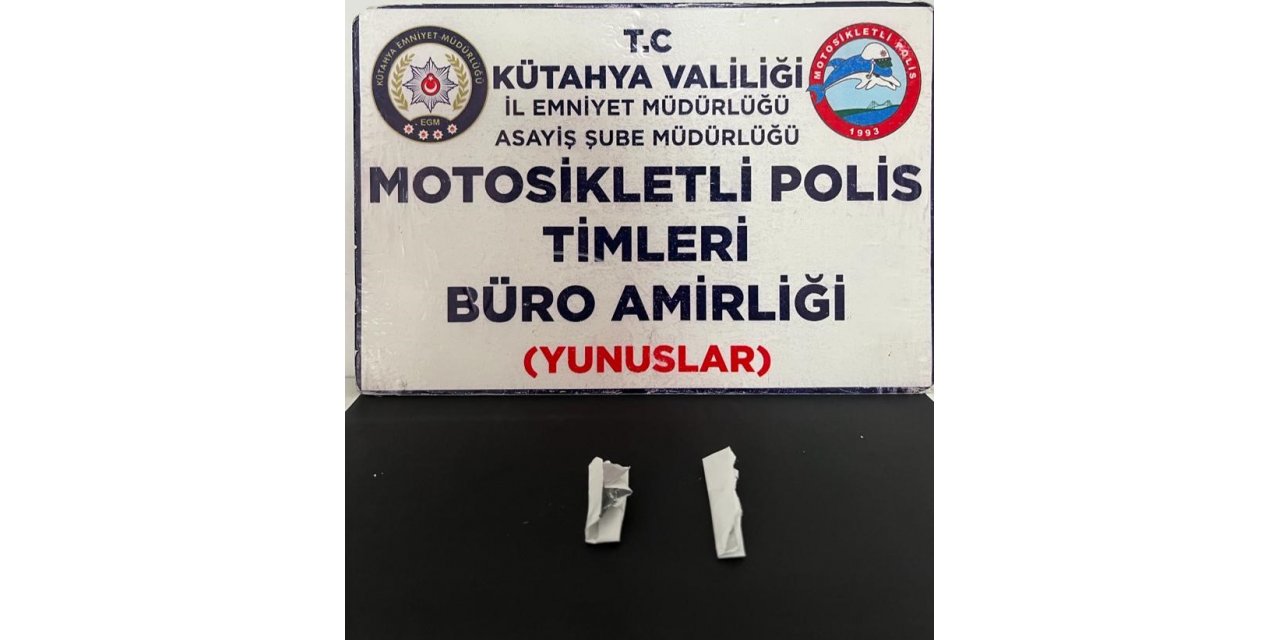 Kütahya’da Yunus Timlerince 1 kişinin üzerinde uyuşturucu ele geçirildi