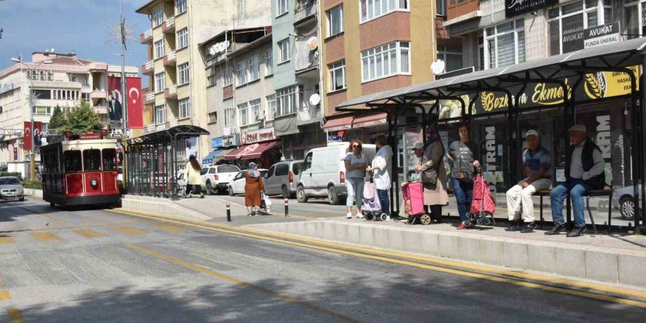 Boztram Bozüyük’te ana caddeyi süslüyor