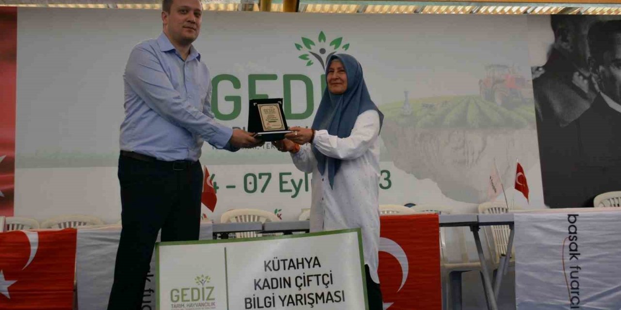 Gediz’de kadın çiftçiler için bilgi yarışması düzenlendi