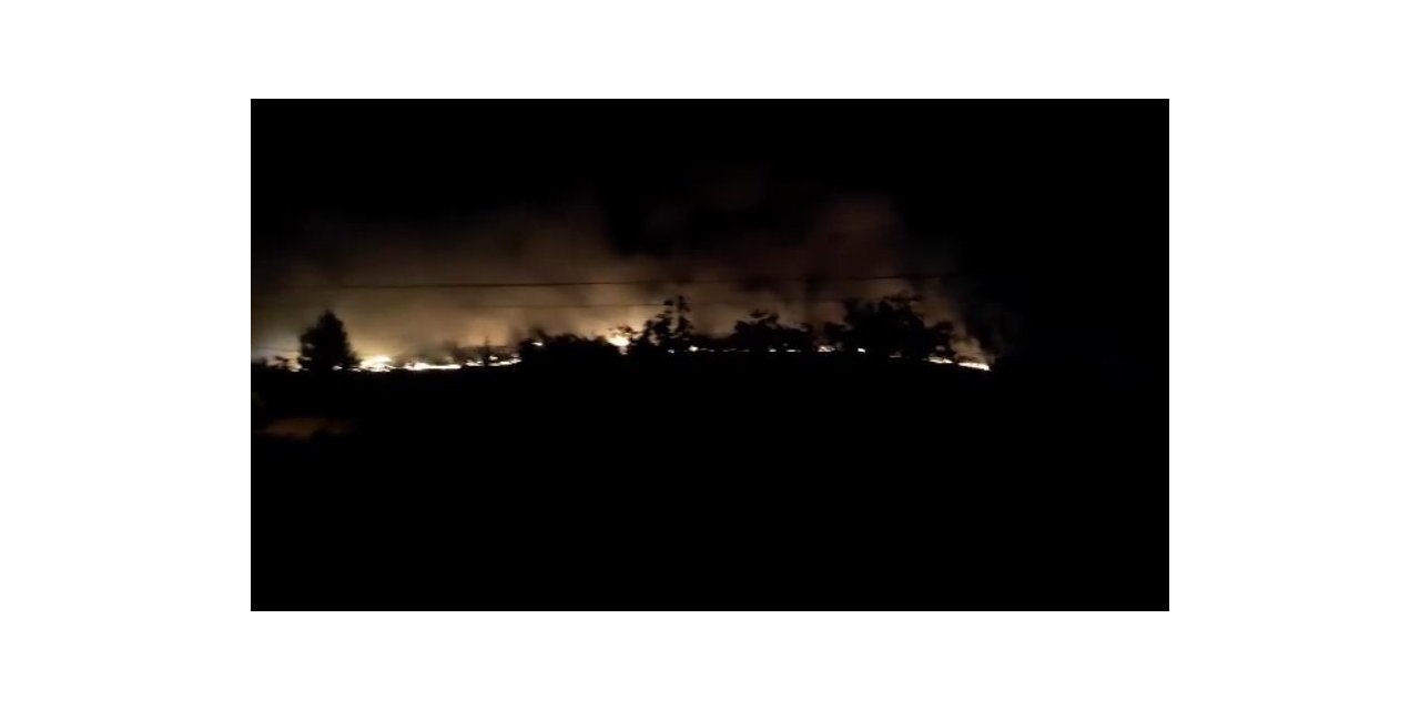 Elazığ’da korkutan yangın