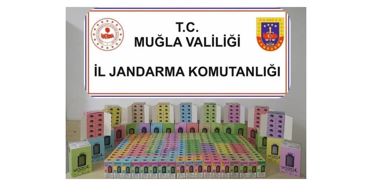 Fethiye’de 356 adet kaçak elektronik sigara ele geçirildi