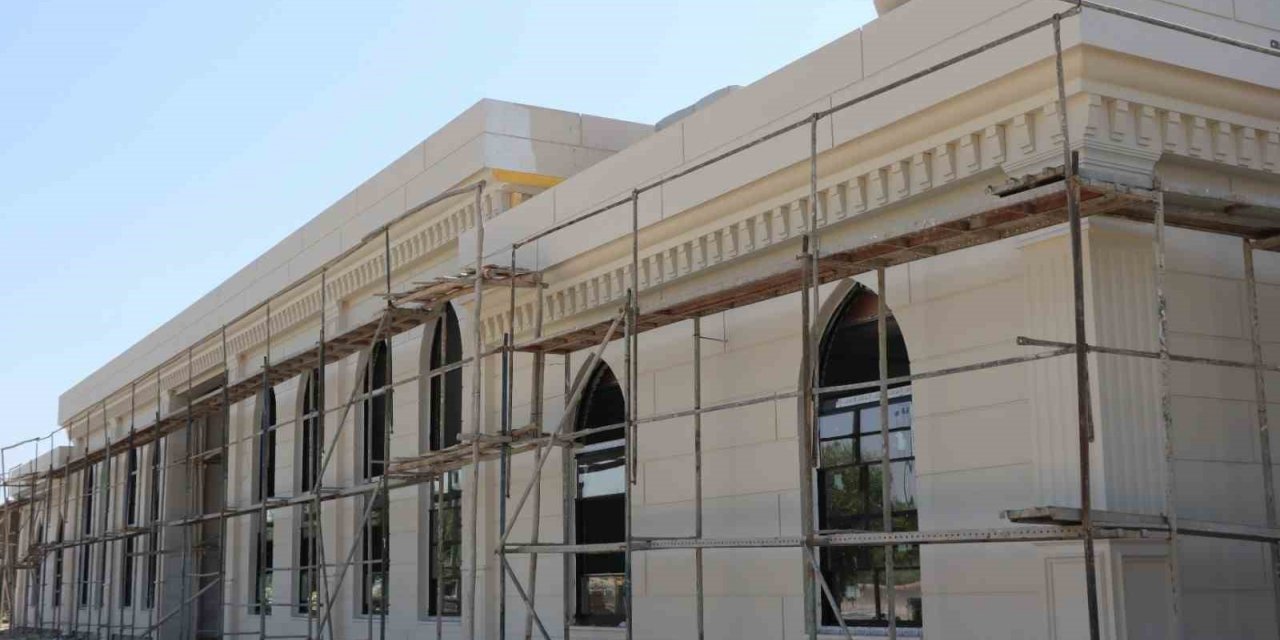 Gastronomi merkezi inşaatı hızla yükseliyor
