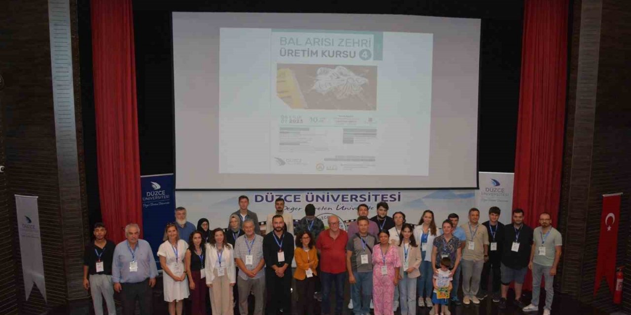 Bal arısı zehri üretim kursunun 4.sü başladı