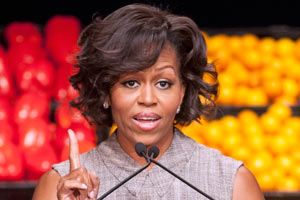 Michelle Obama'dan ziyaretçilere sürpriz