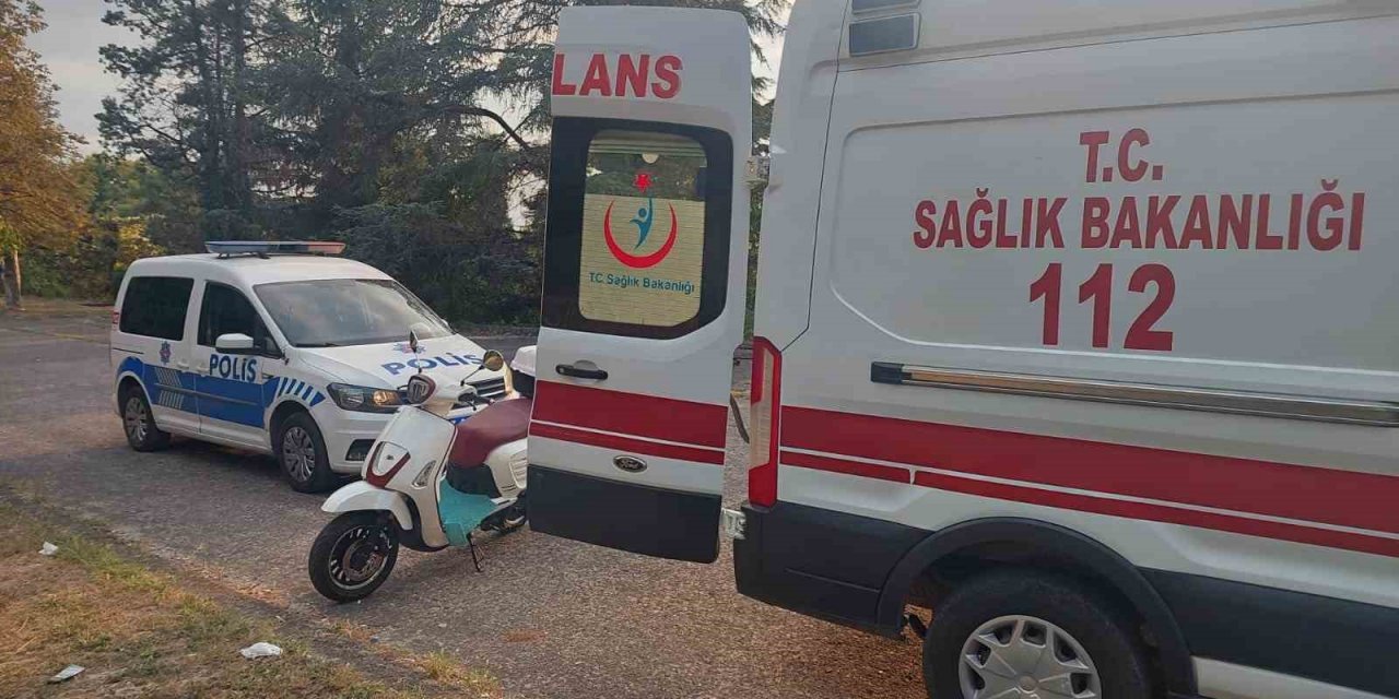 Direksiyon hakimiyetini kaybedip yamaçtan aşağıya uçtu