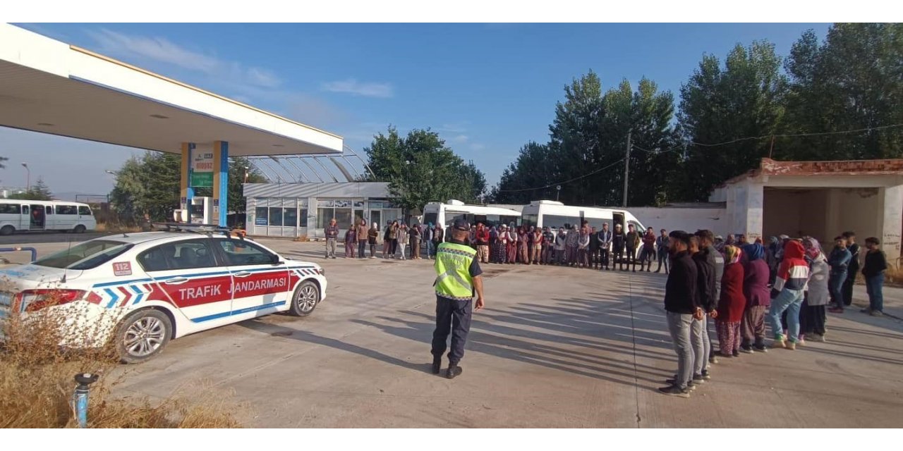 Mevsimlik tarım işçileri ve şoförlere trafik eğitimi