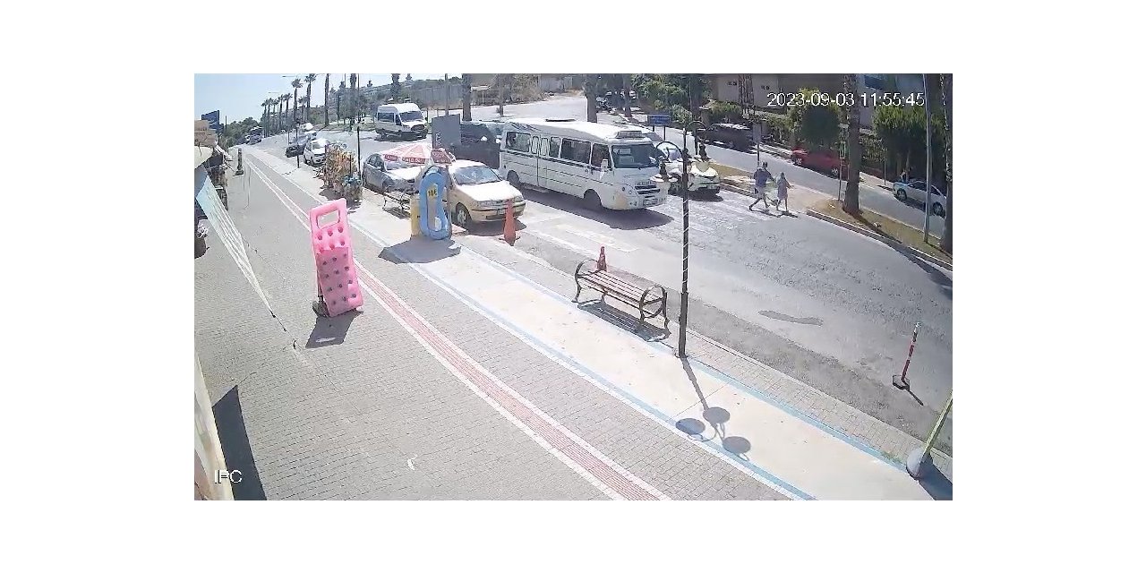 Tatilcilerin yaya geçidi çilesi