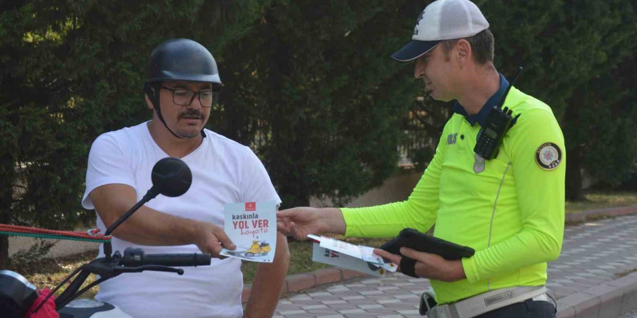 Tavşanlı’da güvenli sürüş için bilgilendirmeler yapıldı