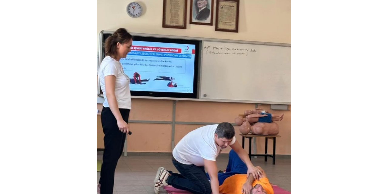 Bigadiçli öğretmenler yeni yıla ilkyardım eğitimiyle başladı