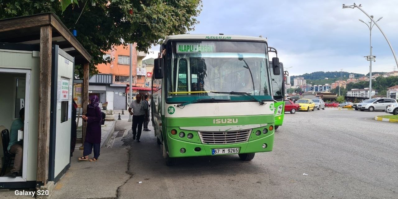 Alaplı’da toplu taşımaya zam geldi