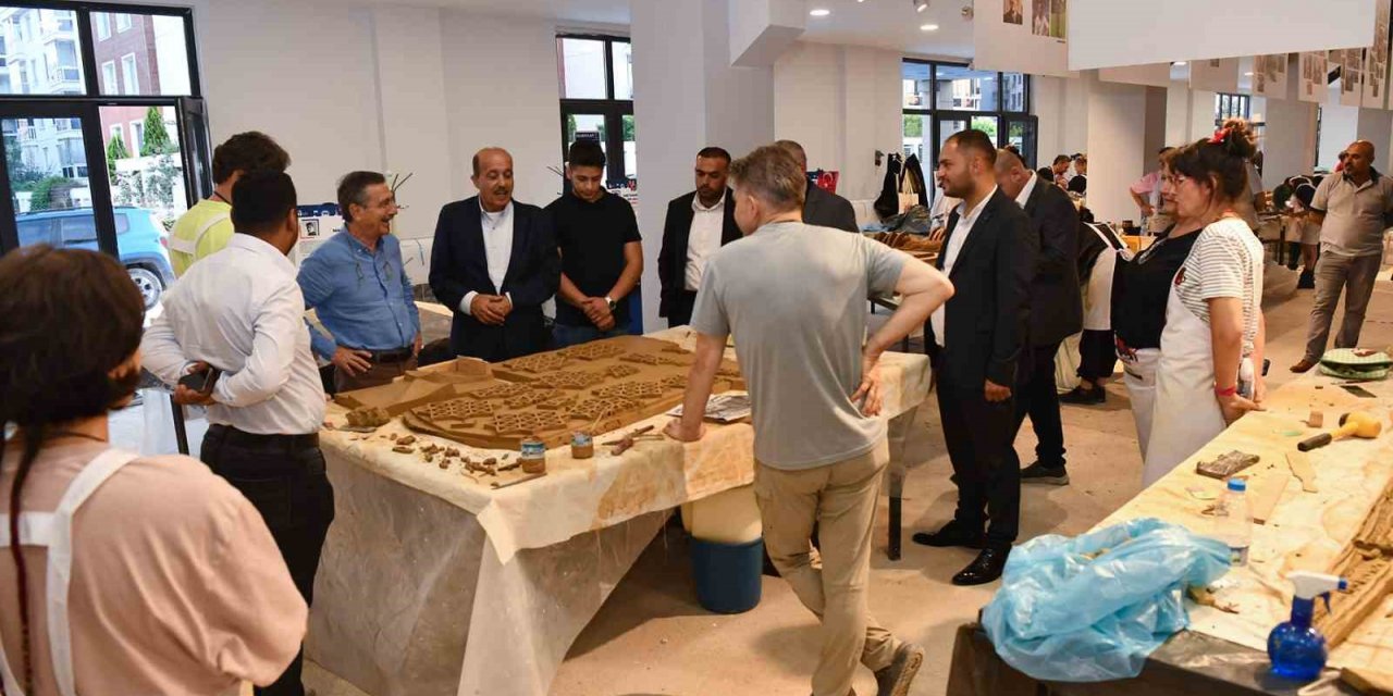 Filistin heyeti Tepebaşı’na hayran kaldı