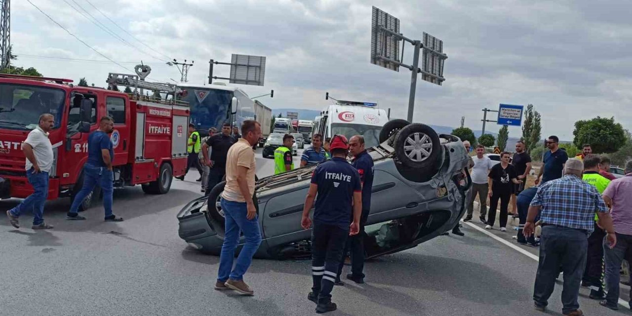 Amasya’da trafik kazası: 1 ölü, 8 yaralı