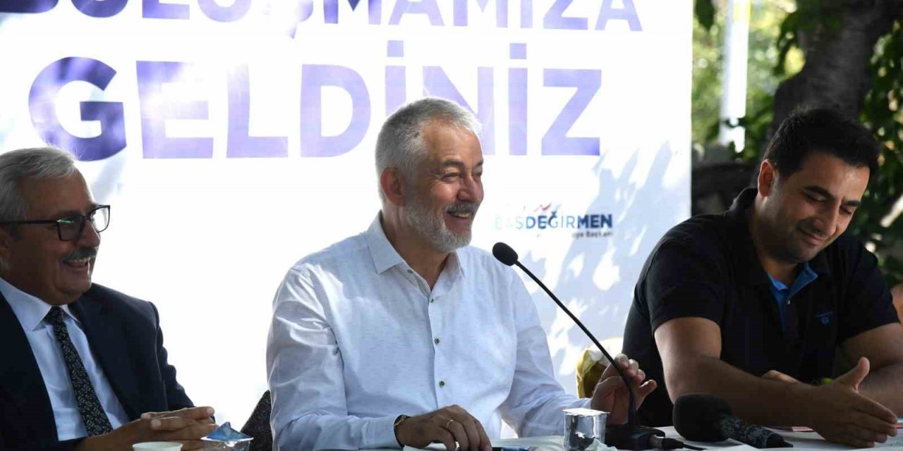 Başdeğirmen, esnafa yeni otogar alanı ve kavşak çalışması hakkında bilgi verdi