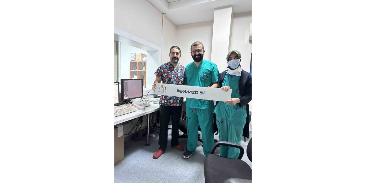 Yerli üretim yapay damar hayat kurtardı