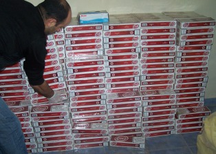 Beyşehir'de kaçak sigara operasyonu