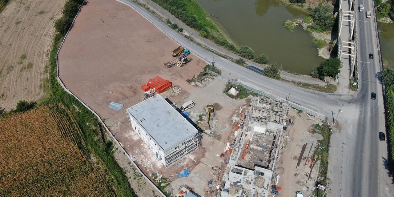 Şehrin en büyük afet merkezi yükseliyor