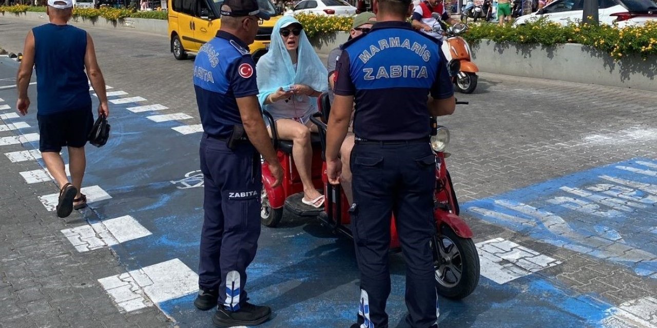 Marmaris’te kurallara uymayanlar denetimden kaçamadı