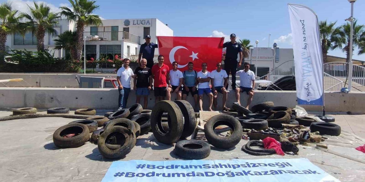 Bodrum’da 10 mahallede 2 bin 283 kilo atık çıktı