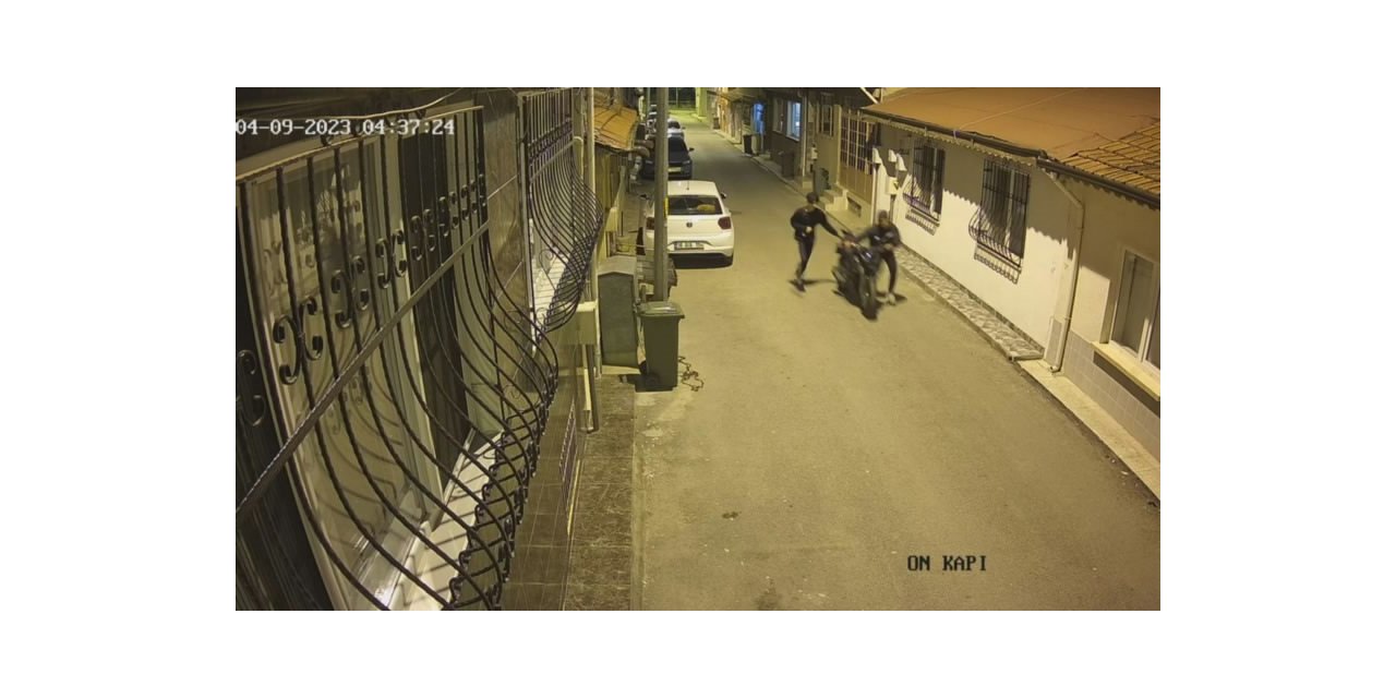 Önce keşif yaptılar, sonra motoru çaldılar