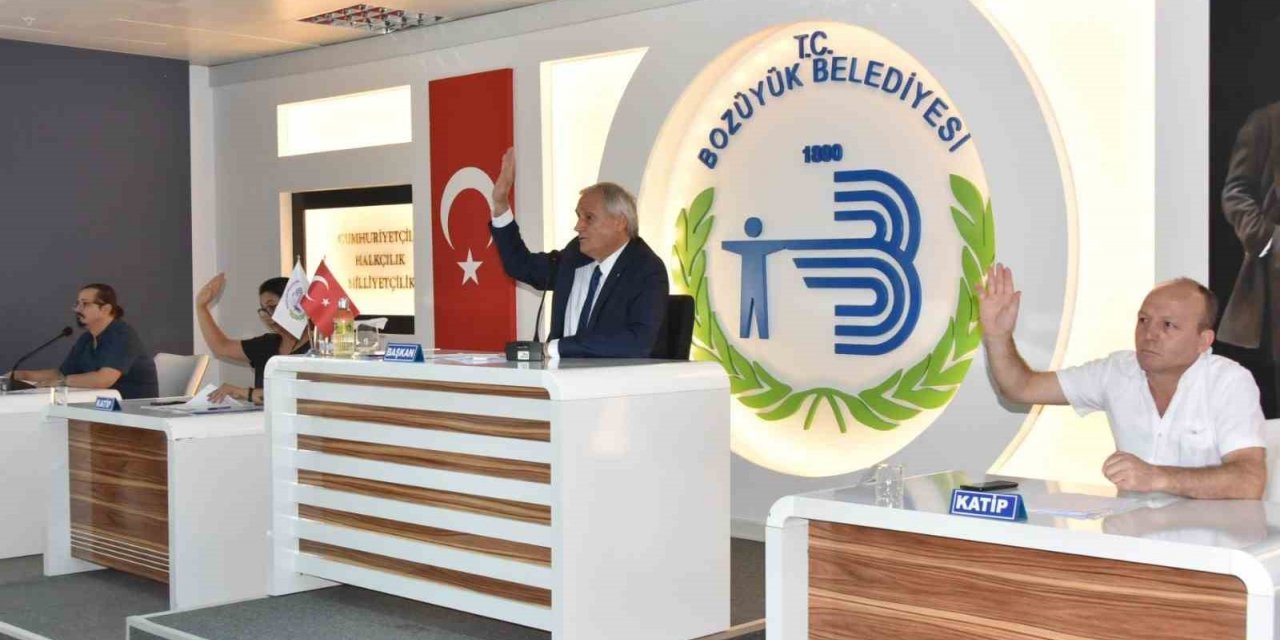 Bozüyük Belediye Meclisi’nin eylül ayı toplantısı yapıldı
