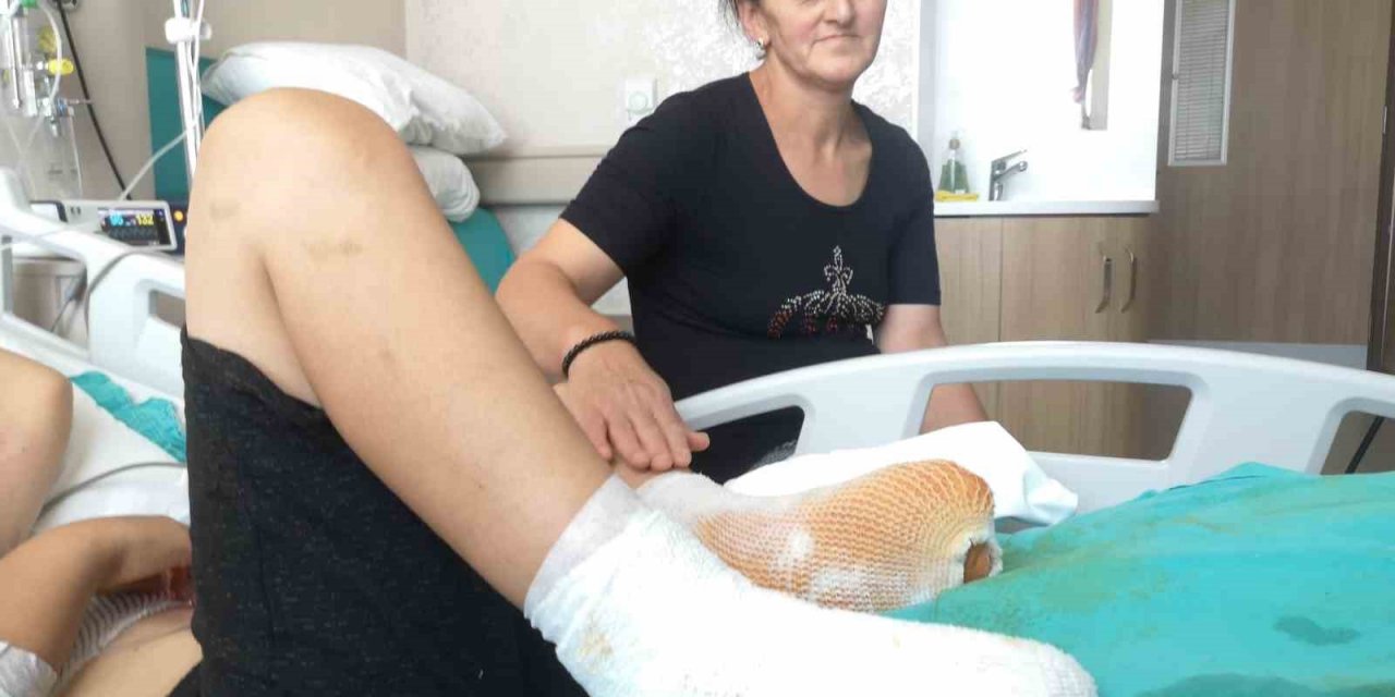 Çayırda elektrik akımına kapılan çocuk ölümden döndü