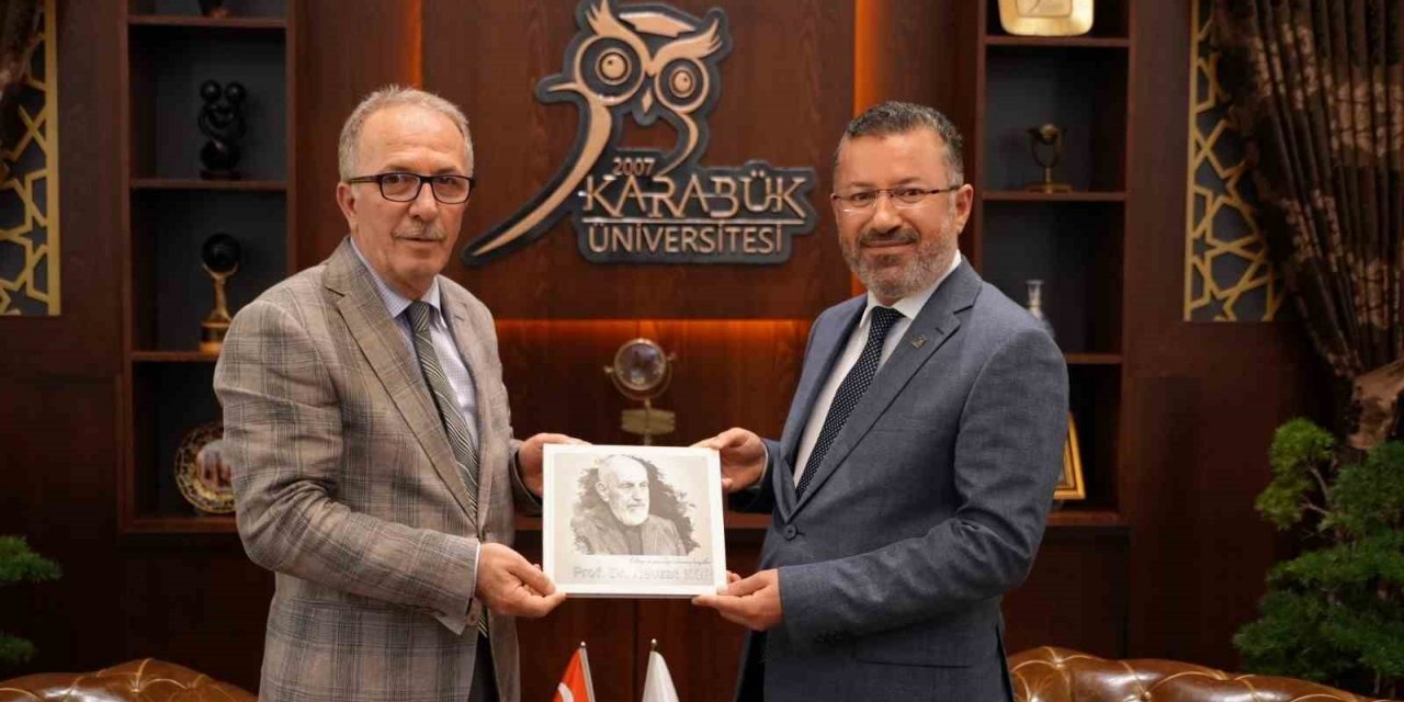 Rektör Uzun, Karabük Üniversitesi Rektörü Kırışık’ı ziyaret etti