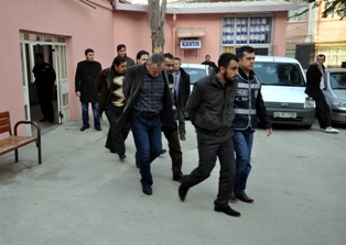 Suç örgütü operasyonuna 11 tutuklama
