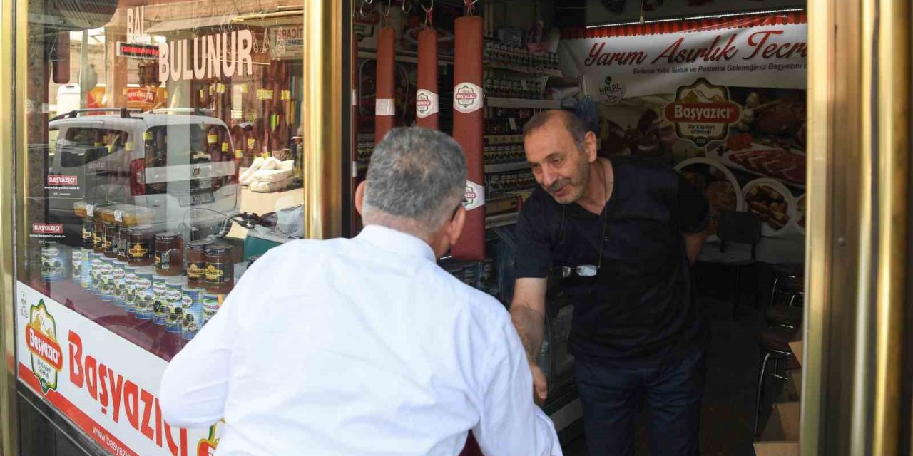 Başkan Büyükkılıç’tan Esnaf ziyareti