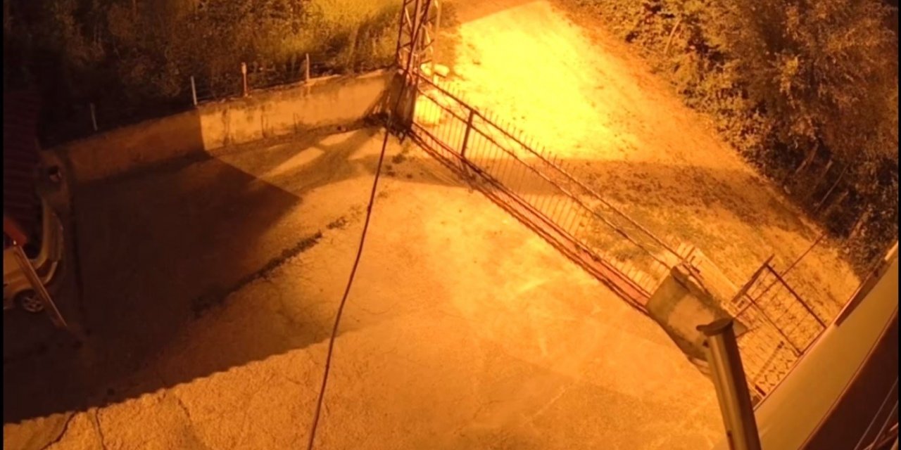 Bartın’daki deprem kamerada