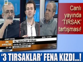 '3 tırsaklar' canlı yayında fena kızdı!
