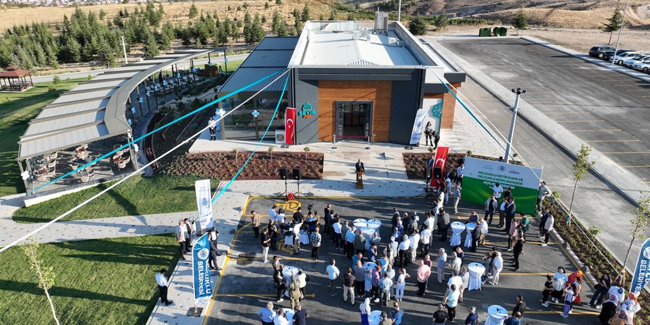 Selçuklu Seyir Kafe ve Koku Bahçesi açıldı