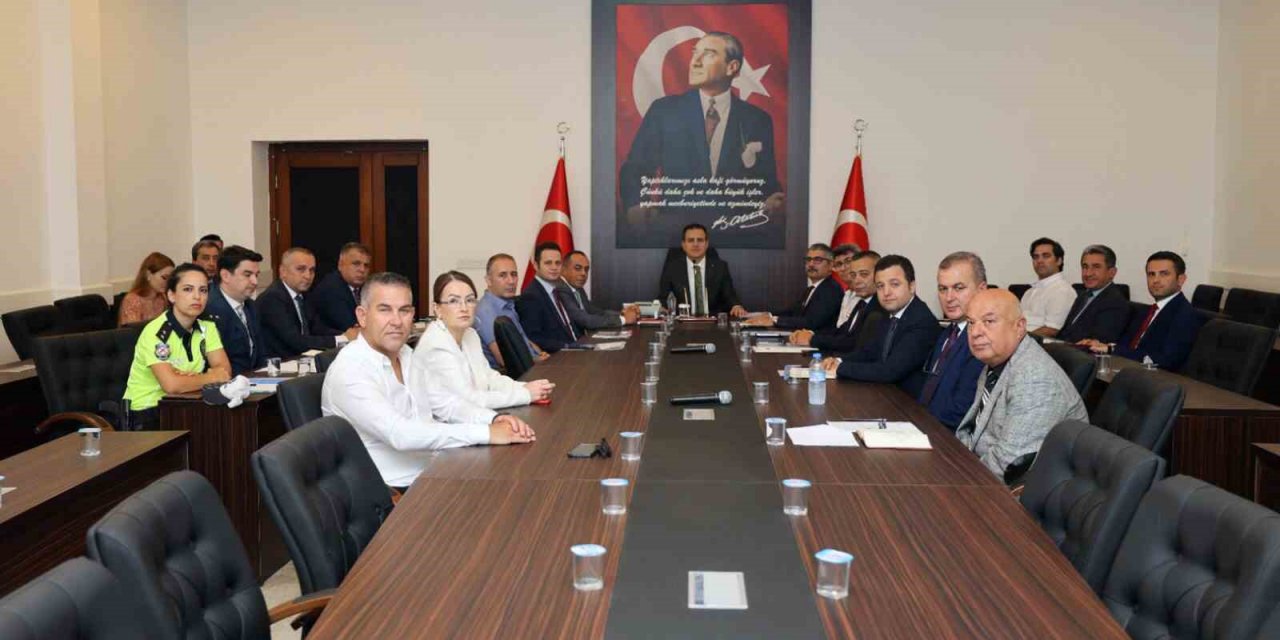 Muğla’da yeni eğitim-öğretim yılı güvenlik tedbirleri toplantısı