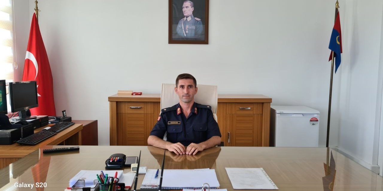 İlçe Jandarma Komutanı Guzgun göreve başladı
