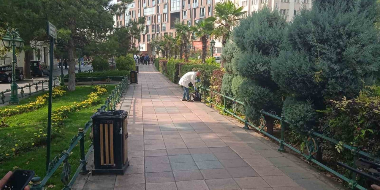 Çantasını unutan öğrenci paniğe neden oldu