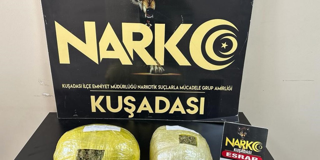 Otobüsle uyuşturucu sevkiyatını hassas burun Honaz bozdu