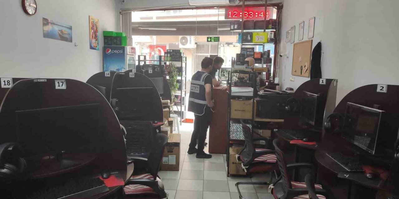 Bartın’da internet kafeler denetlendi