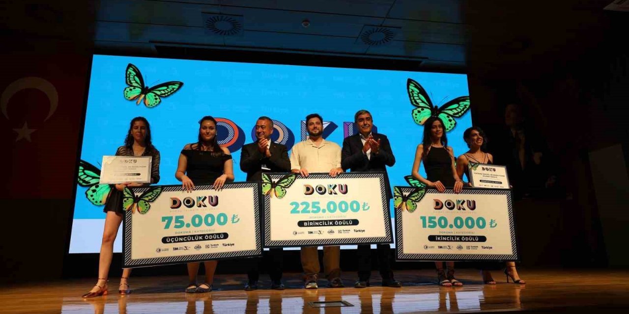 Doku Kumaş Tasarım Yarışması’nın final gecesi Gaziantep’te düzenlendi