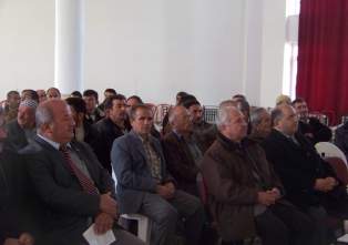 Bozkır'da bağcılık eğitimi